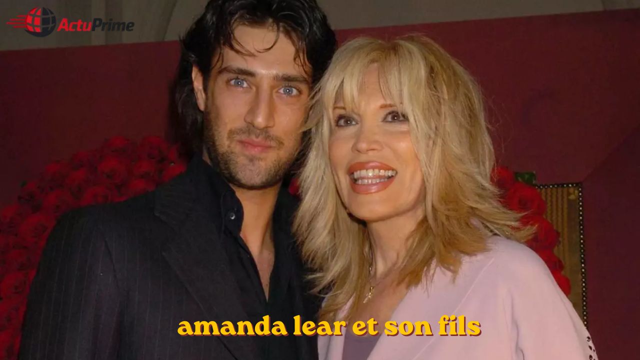 Amanda Lear et son fils