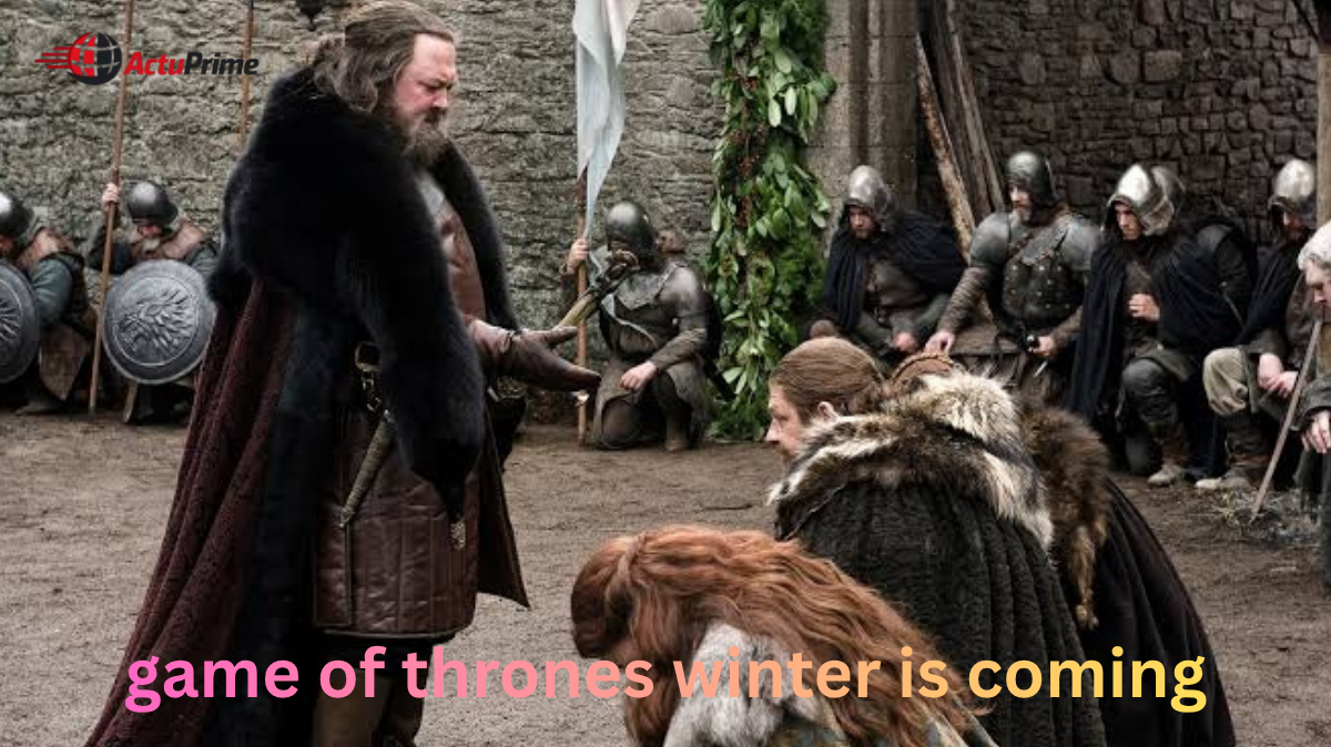 tracker serie game of thrones winter is coming