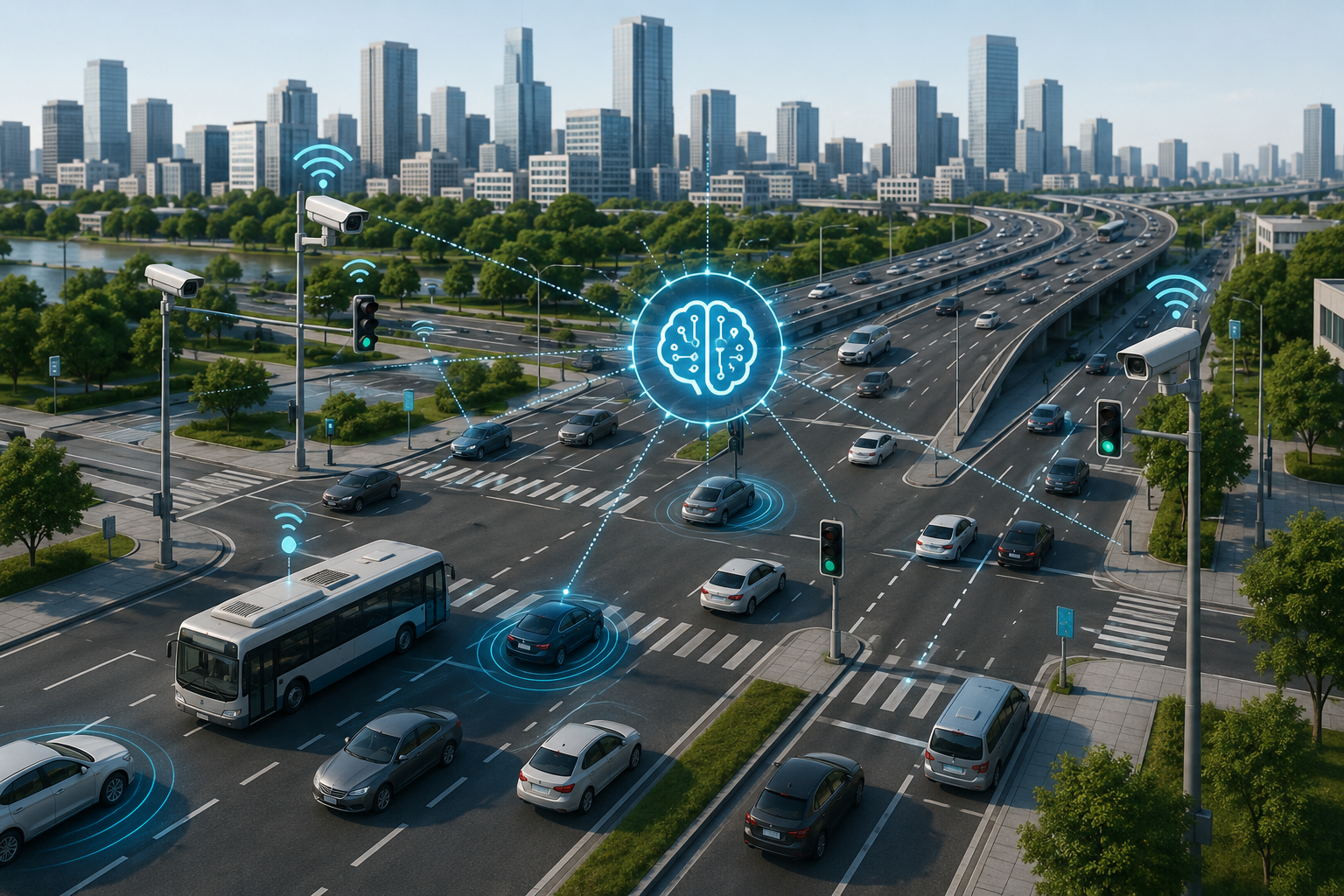 KI-Lösungen für Verkehrsprobleme in modernen Städten